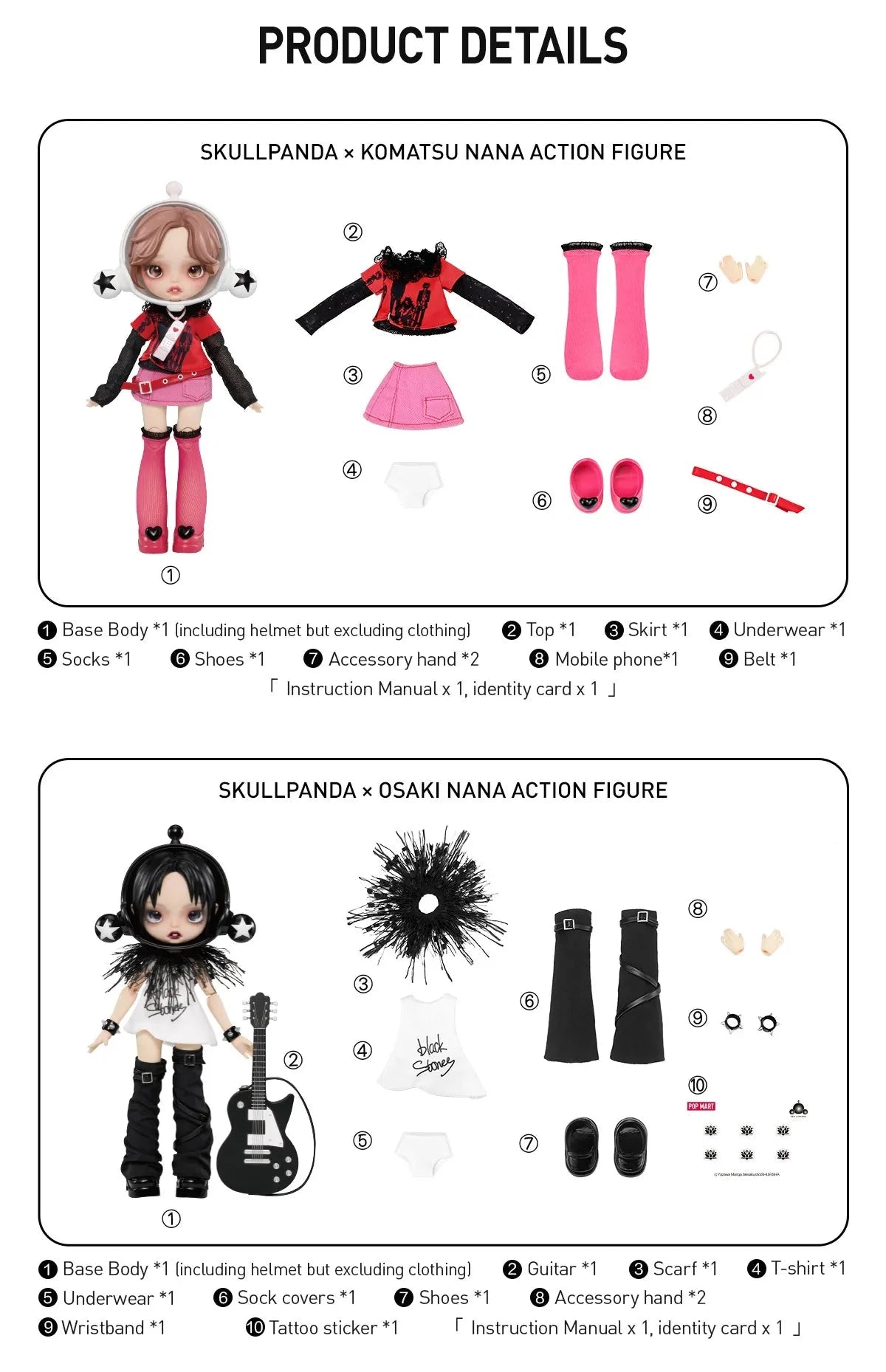 SKULLPANDA × NANA Action Figure