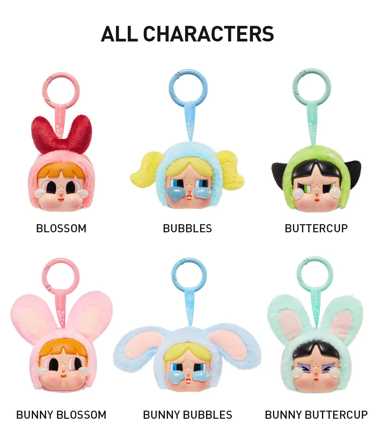 Crybaby Keychain "Powerpuff Girls Plush" Series
