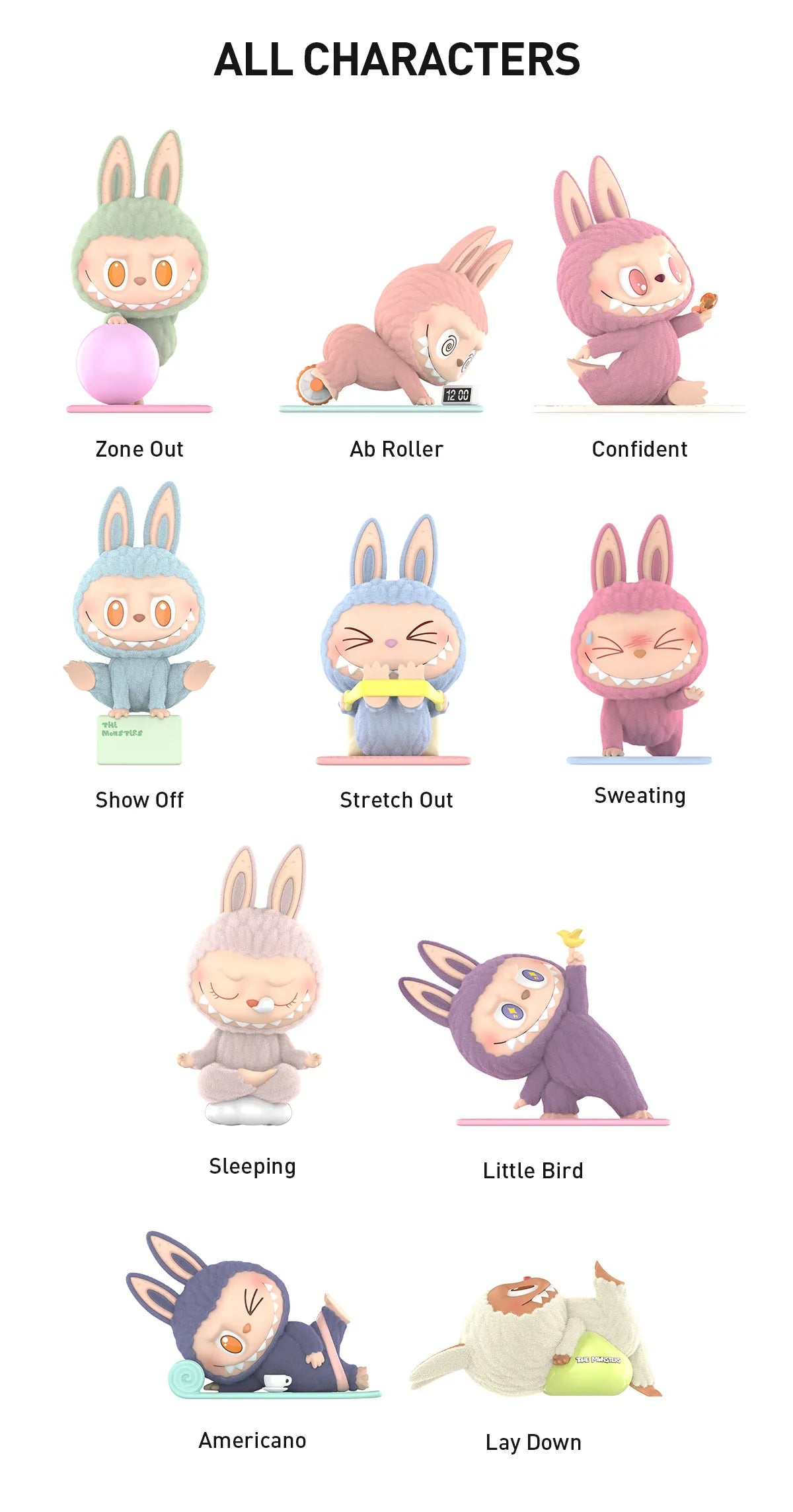 Labubu "Lazy Yoga" Figure