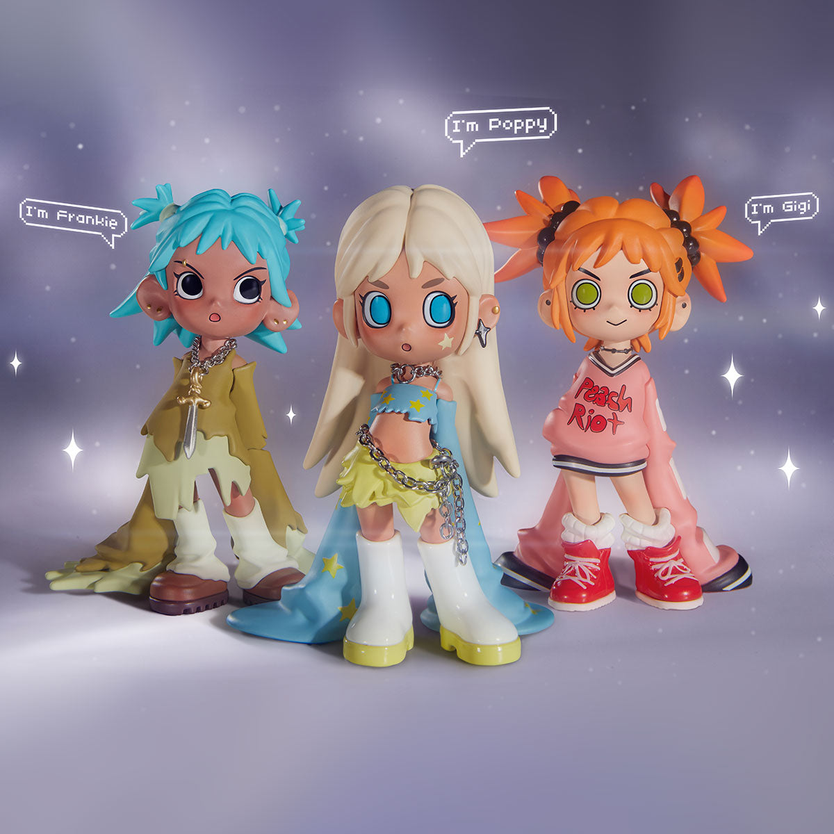 Lil Peach Riot "Loading!" Figures