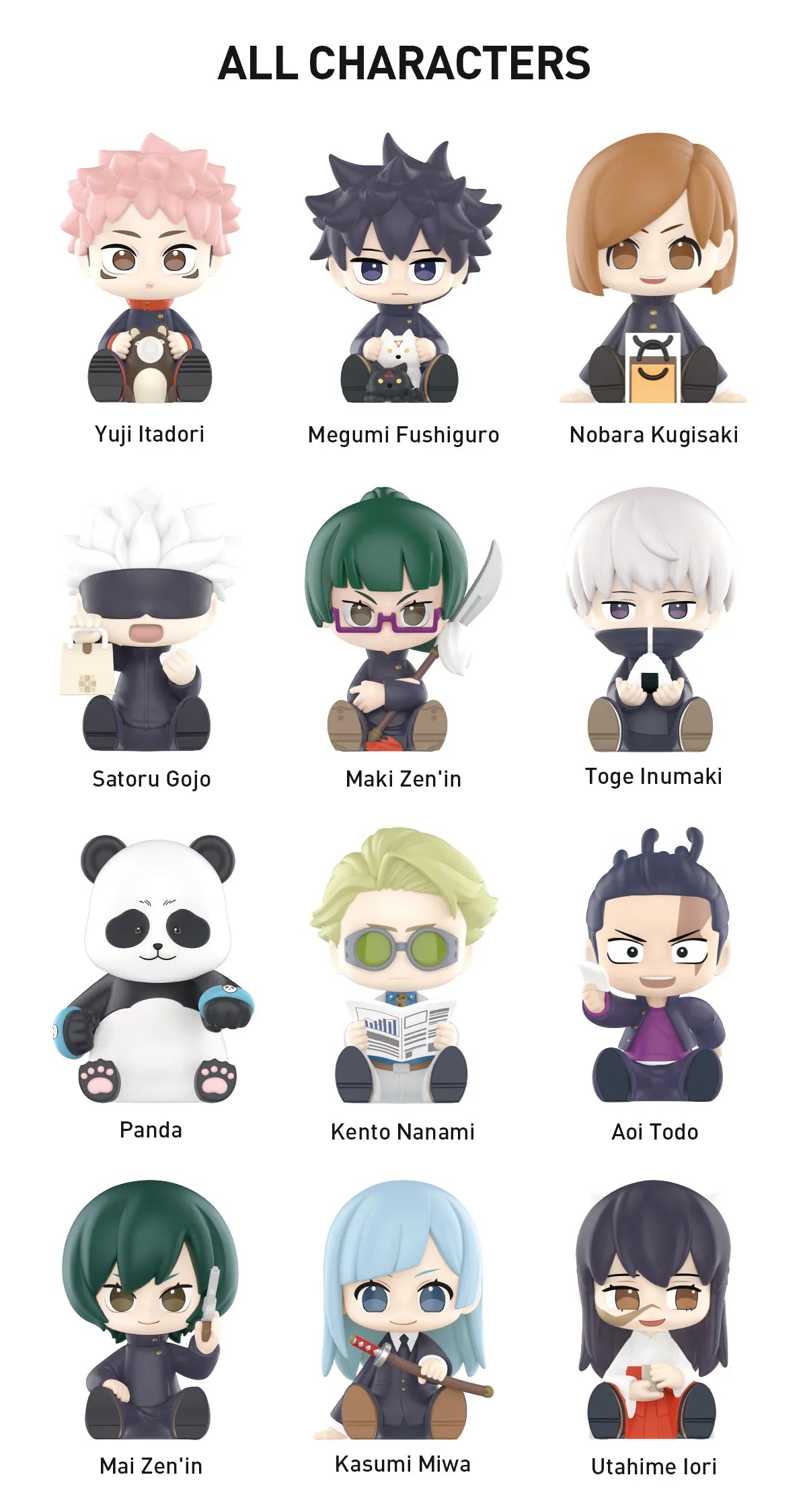 Jujutsu Kaisen "Uniform" Figures