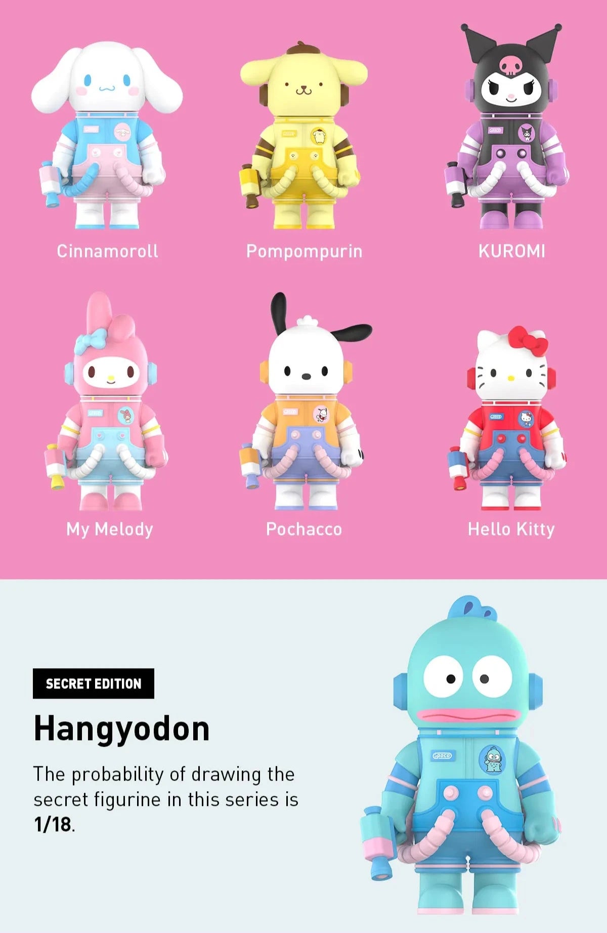 MEGA SPACE MOLLY 400% "Hello Kitty and Friends"
