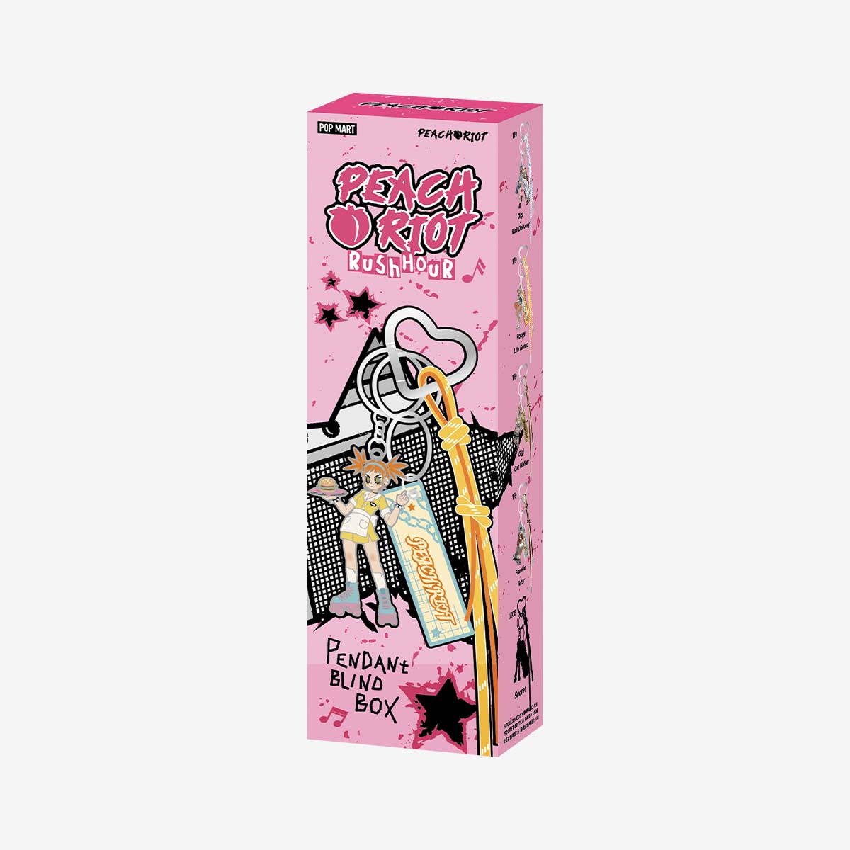 Peach Riot "Rush Hour" Keychain