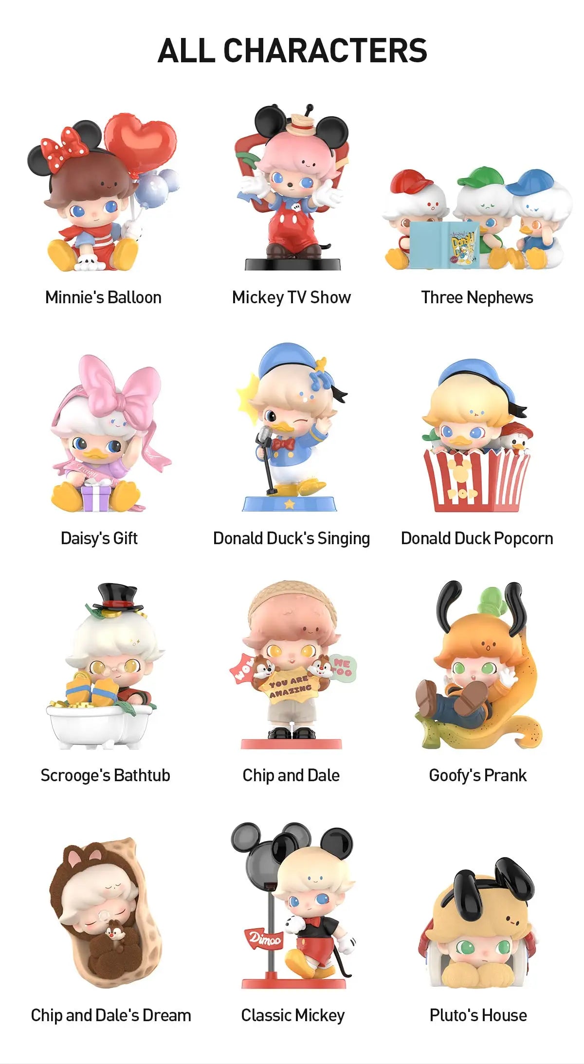 Dimoo Figure "Disney" Series