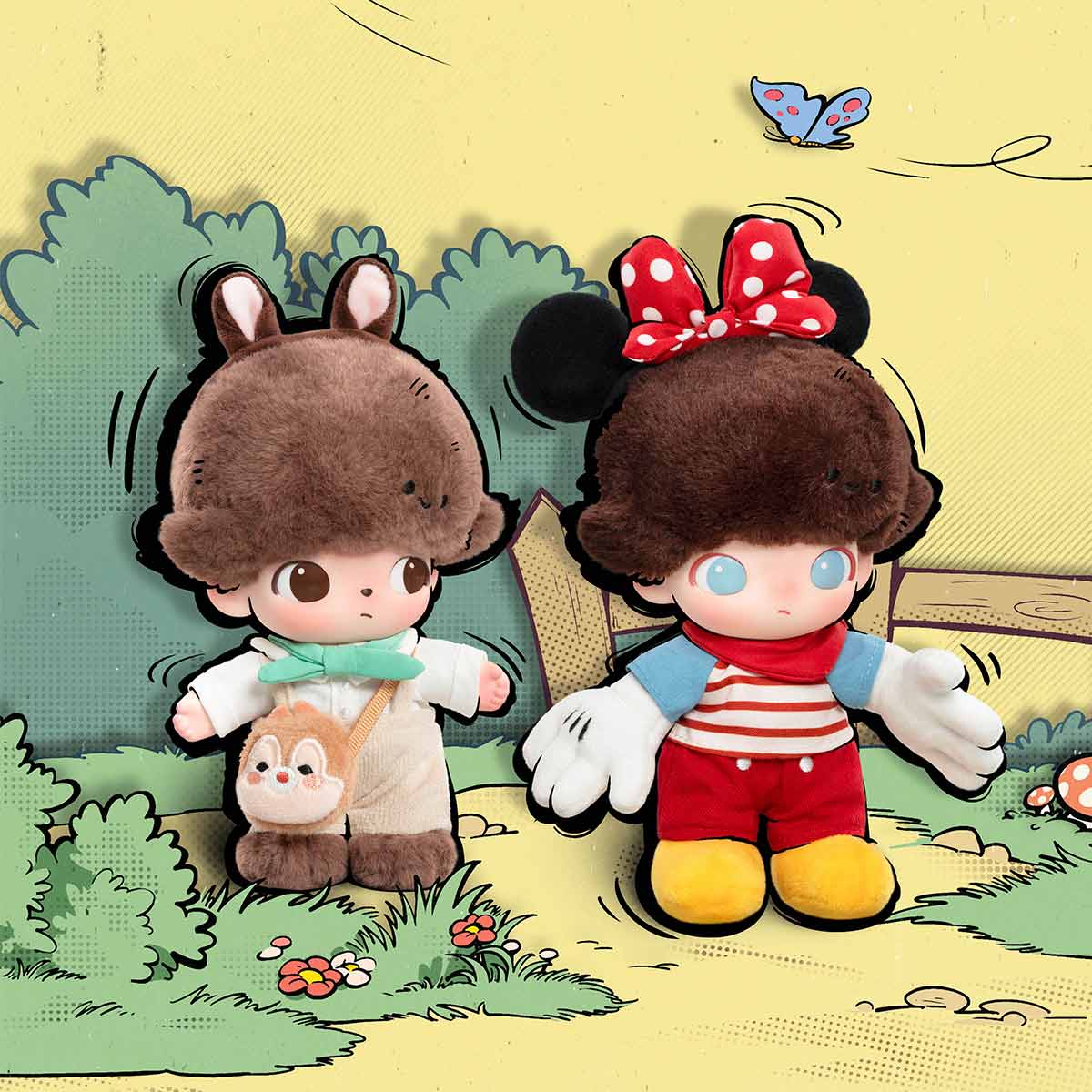 Dimoo Keychain "Disney" Series