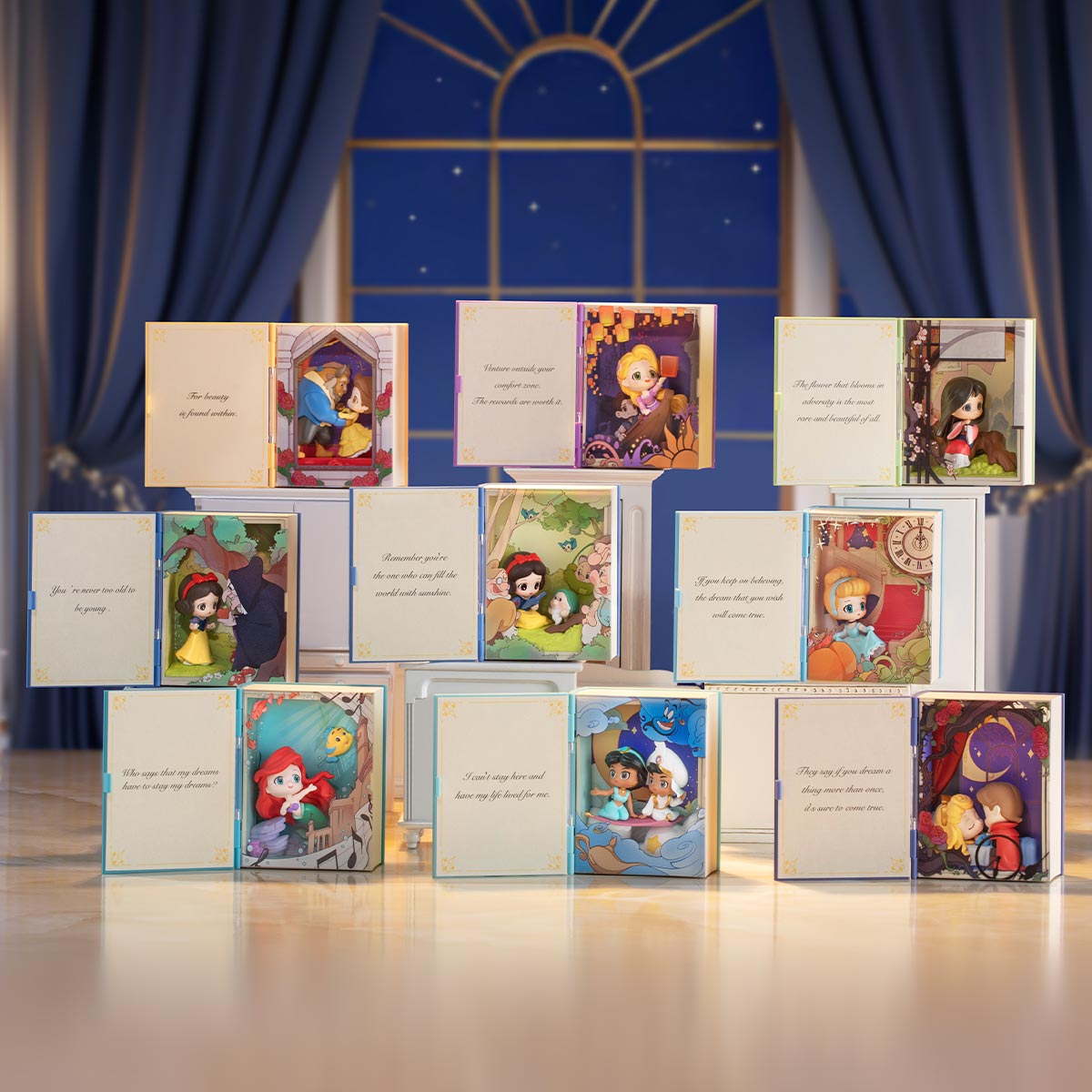 Disney Princess's "Fairy Tales Scene Sets" Series