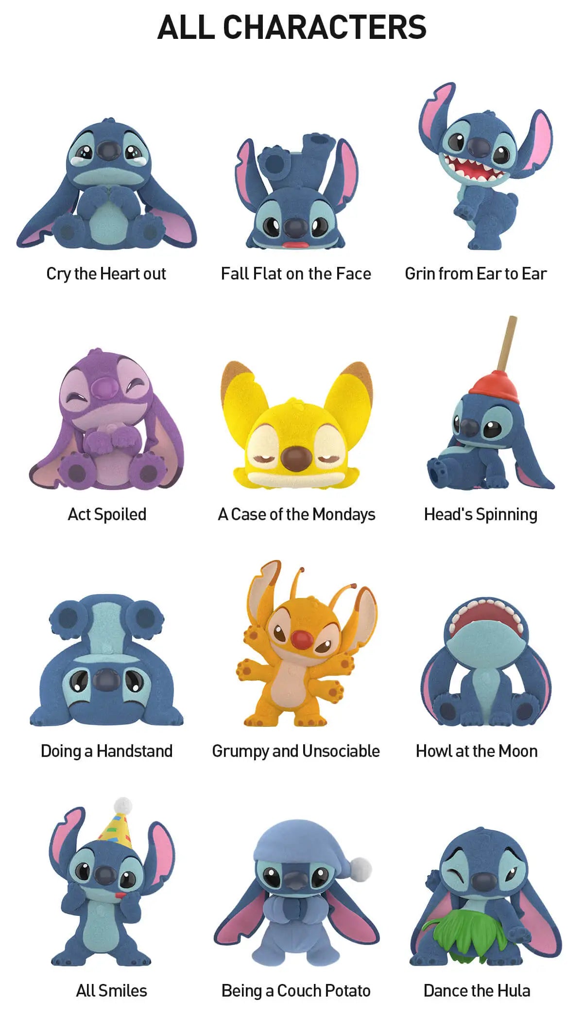 Disney Stitch Figure "Little Emotions" Series