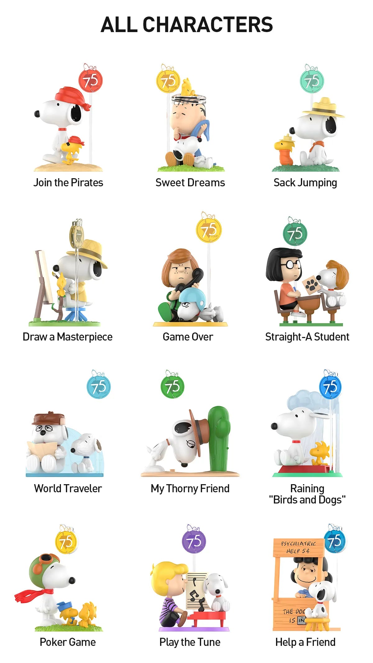 Peanuts 75th Anniversary "Snoopy Comic Life"