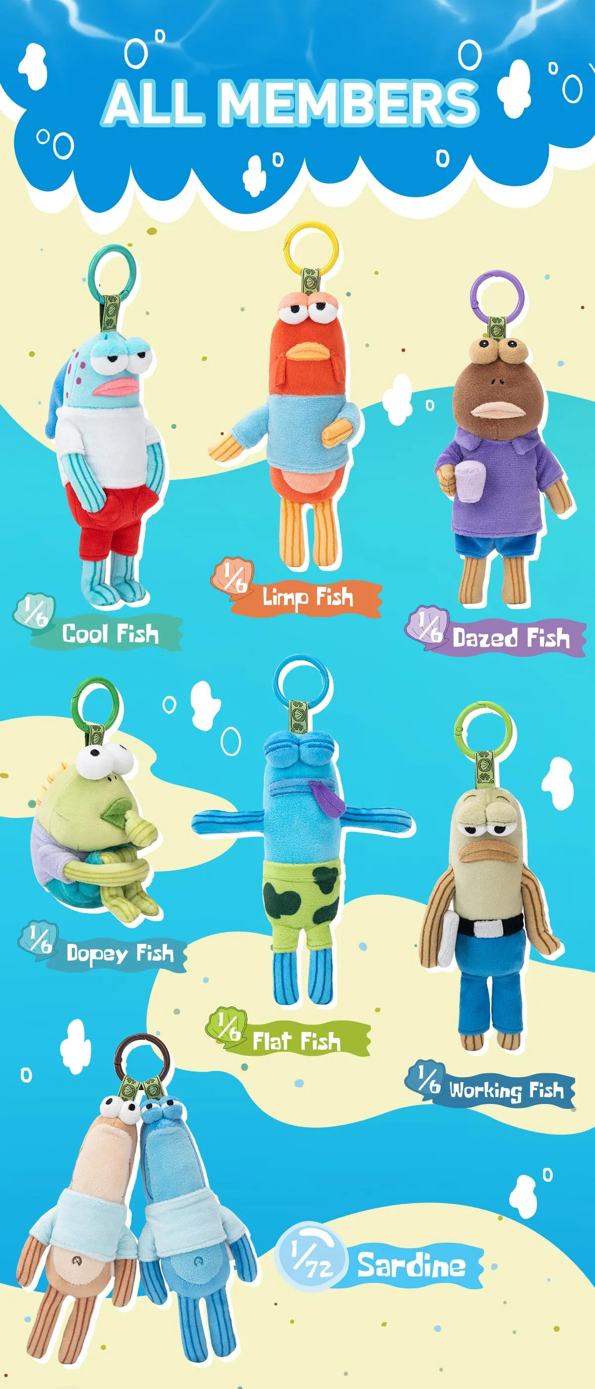 Bikini Bottom Buddies "Whimsical Plush"
