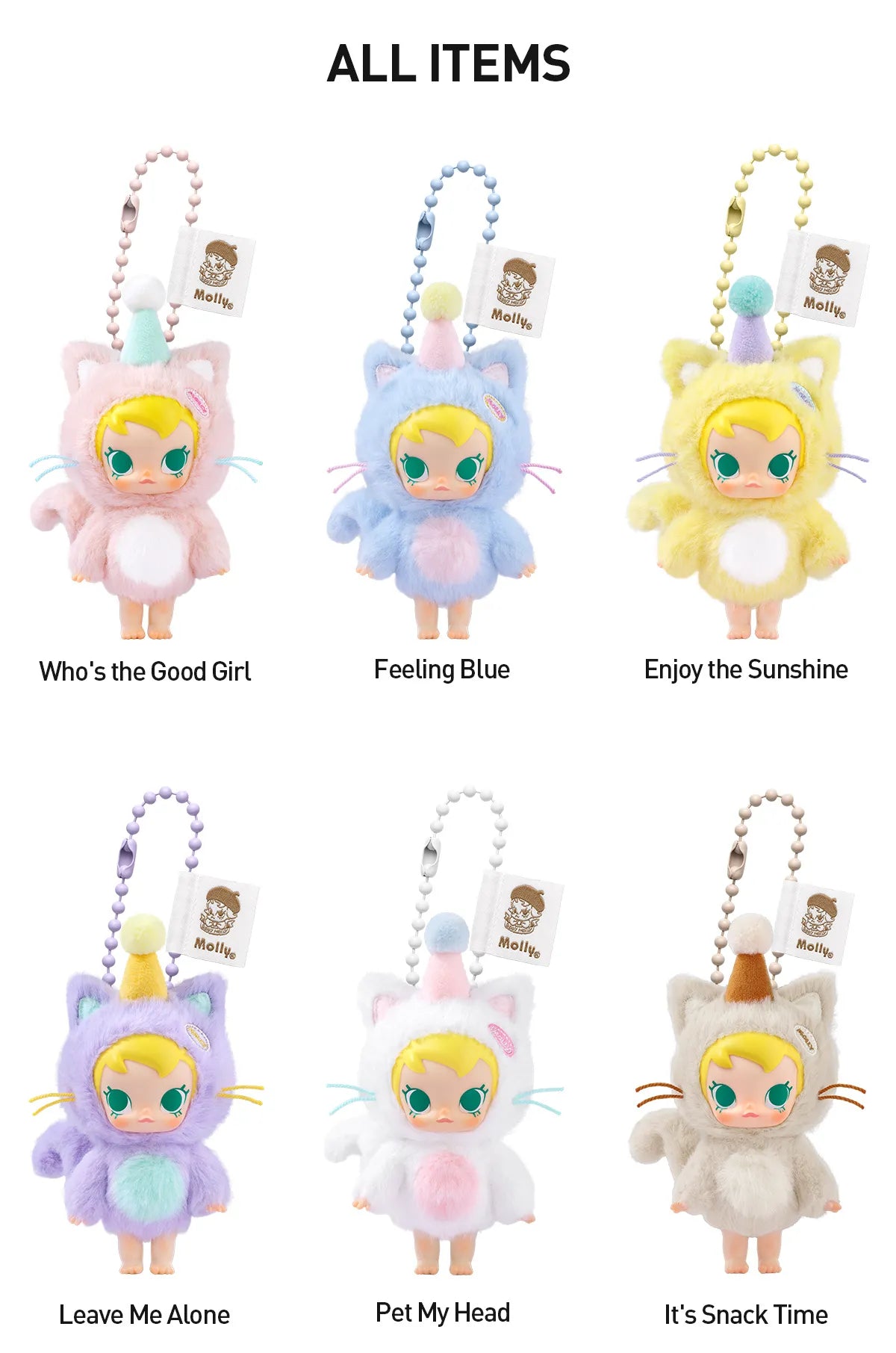 Baby Molly Keychain "Pocket Friends"