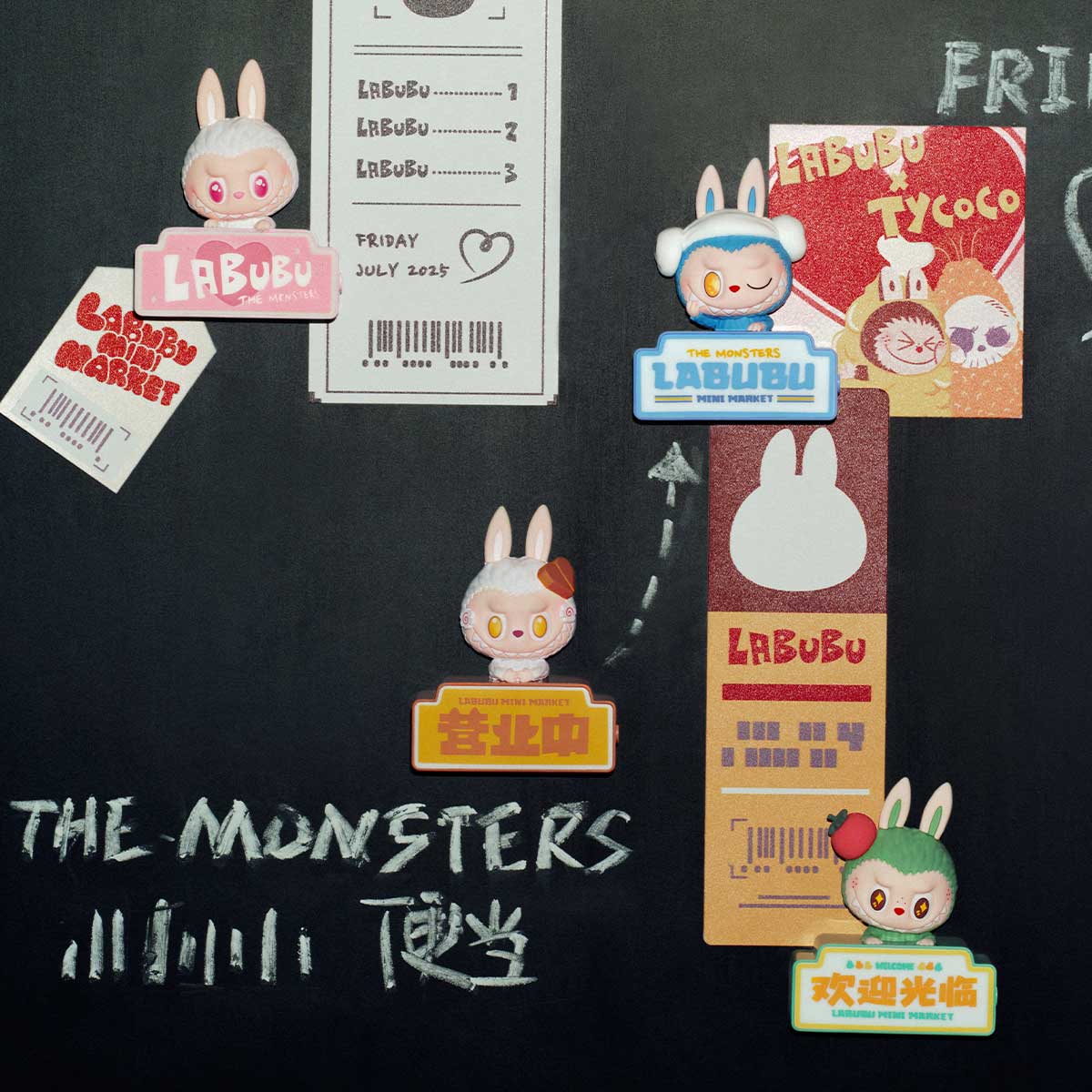 THE MONSTERS "Wacky Mart" Imán de nevera