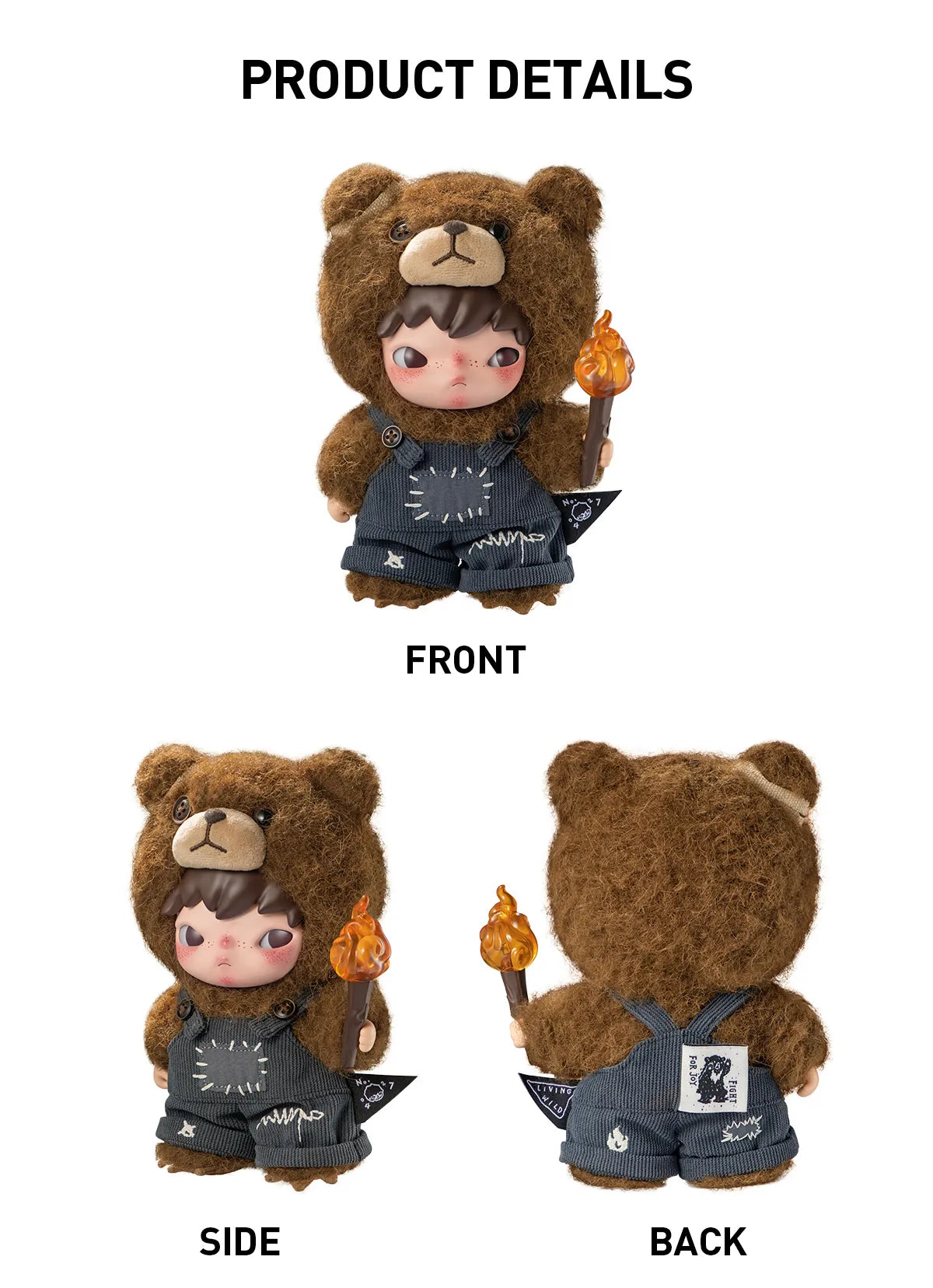 Hirono "Living Wild-Fight for Joy" Plush Doll