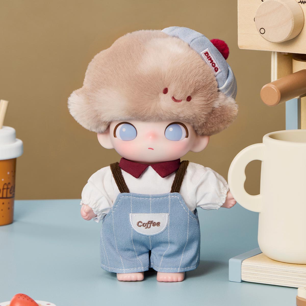 DIMOO "Crush on Coffee"Plush Blister Pack