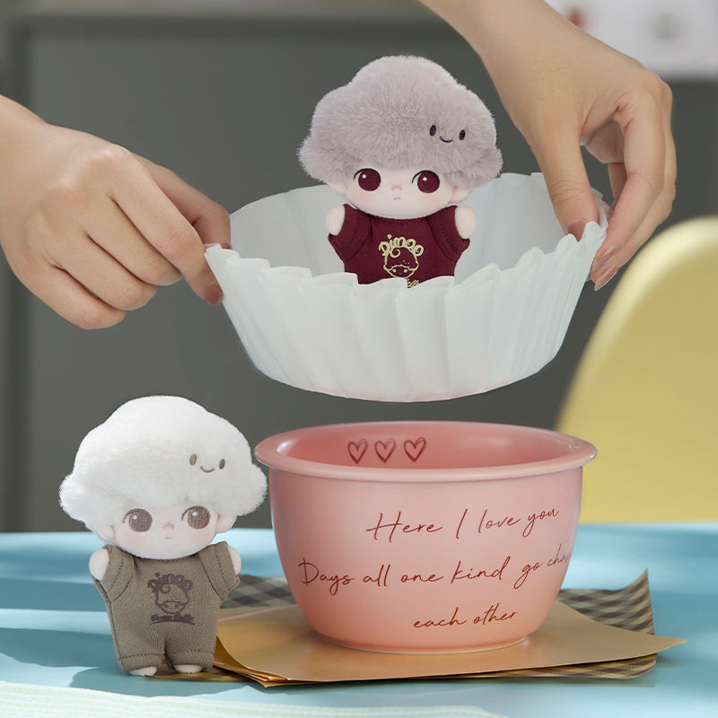 DIMOO Crush on Coffee Series-Soft-faced Plush Keychain Blind Box