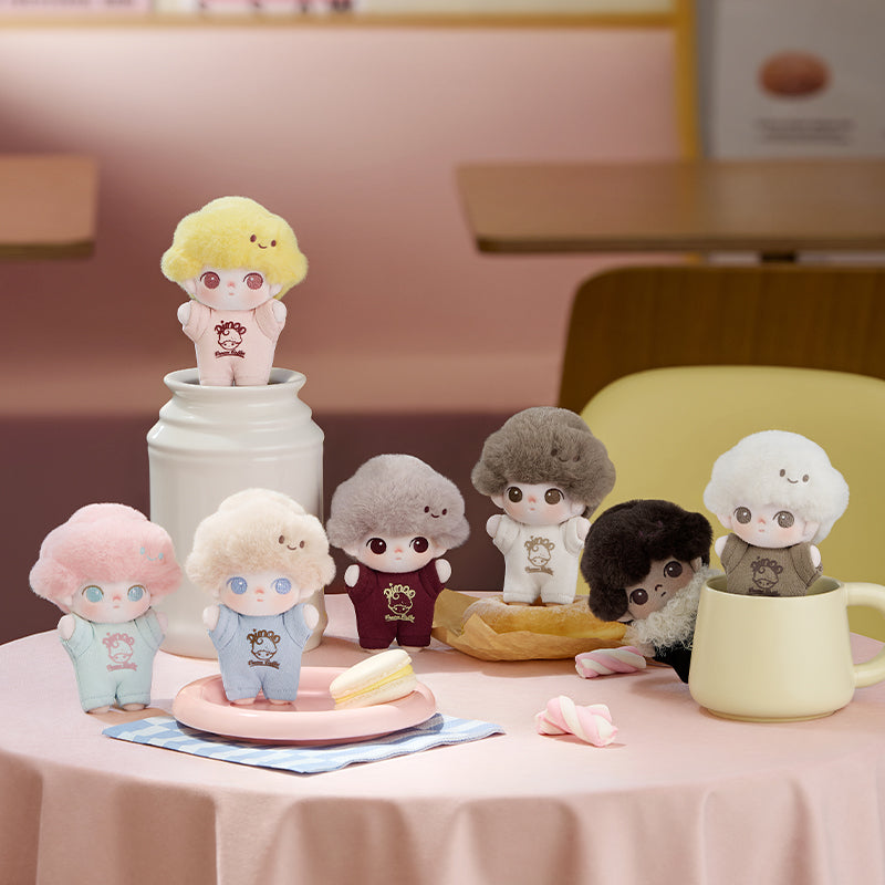 DIMOO Crush on Coffee Series-Soft-faced Plush Keychain Blind Box