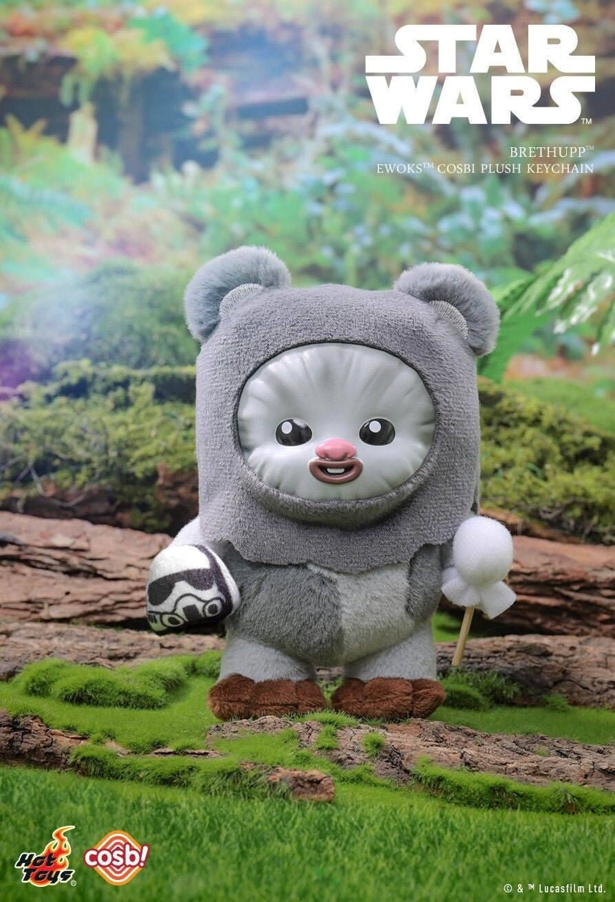 Hot Toys Star Wars Ewoks Cosbi Plush Keychain Collection