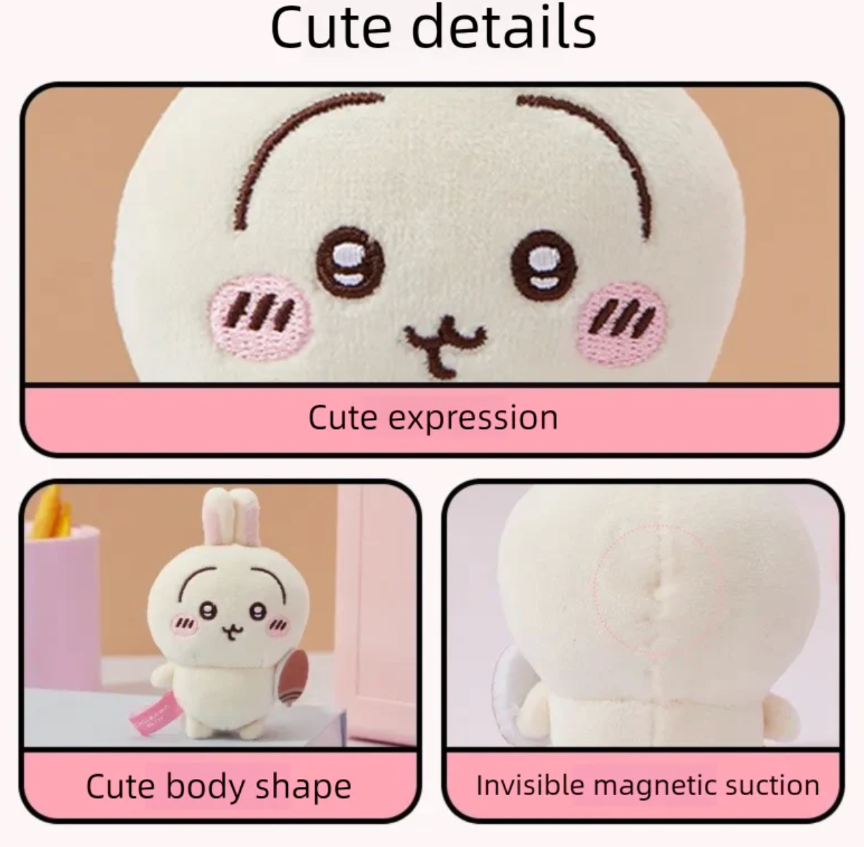 Chiikawa "Little Guardians" Plush Fridge Magnet