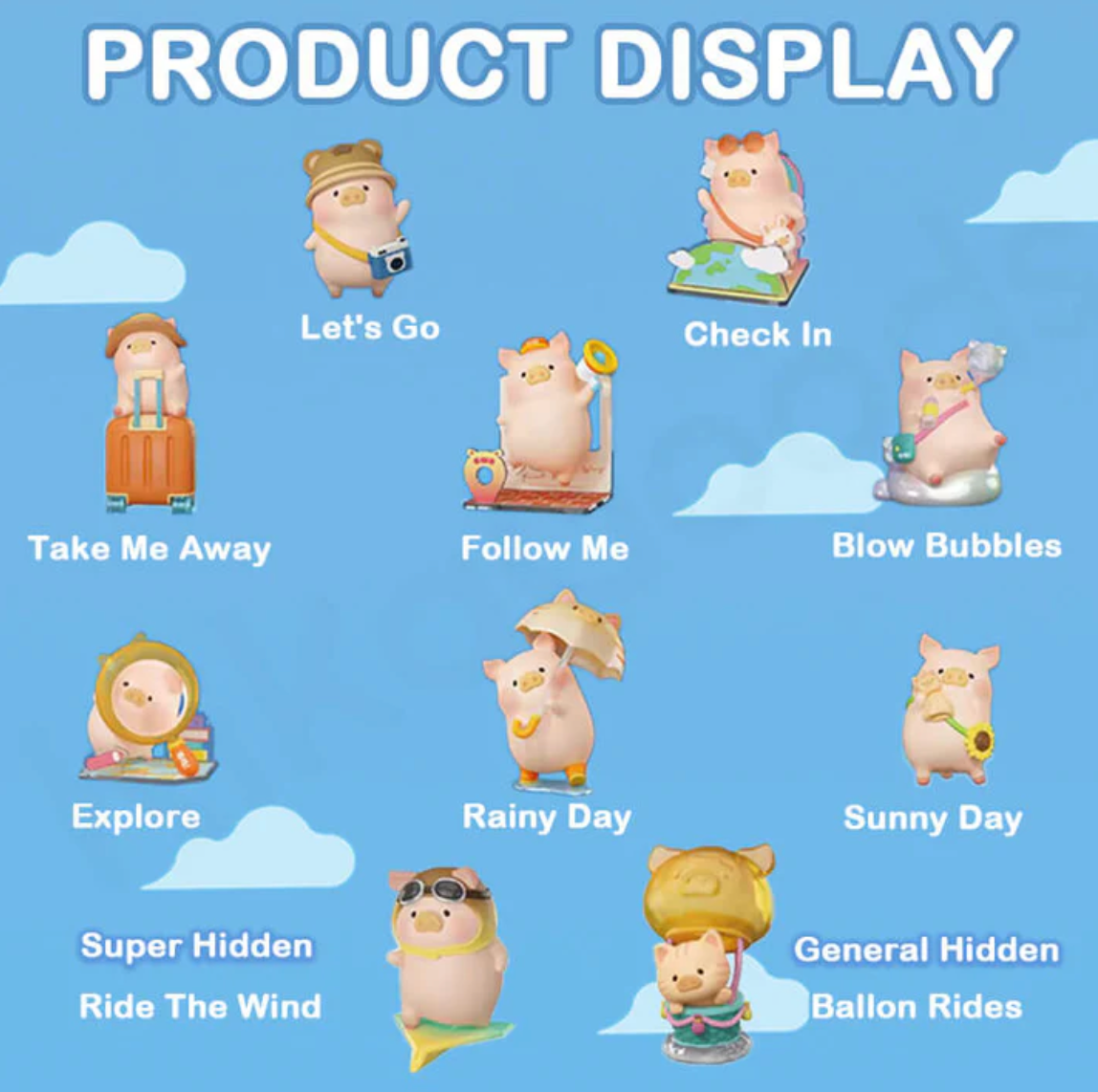 Lulu The Piggy "Travel" Figure