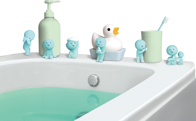Smiski "Bath" Series
