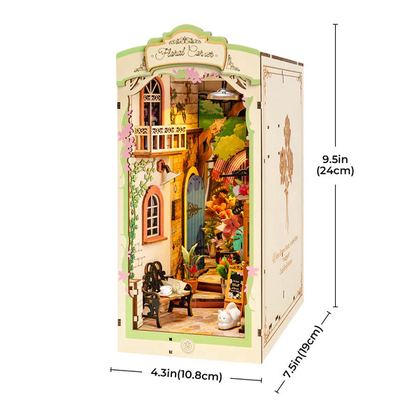 Rolife Book Nook Esquina Floral-zoom-