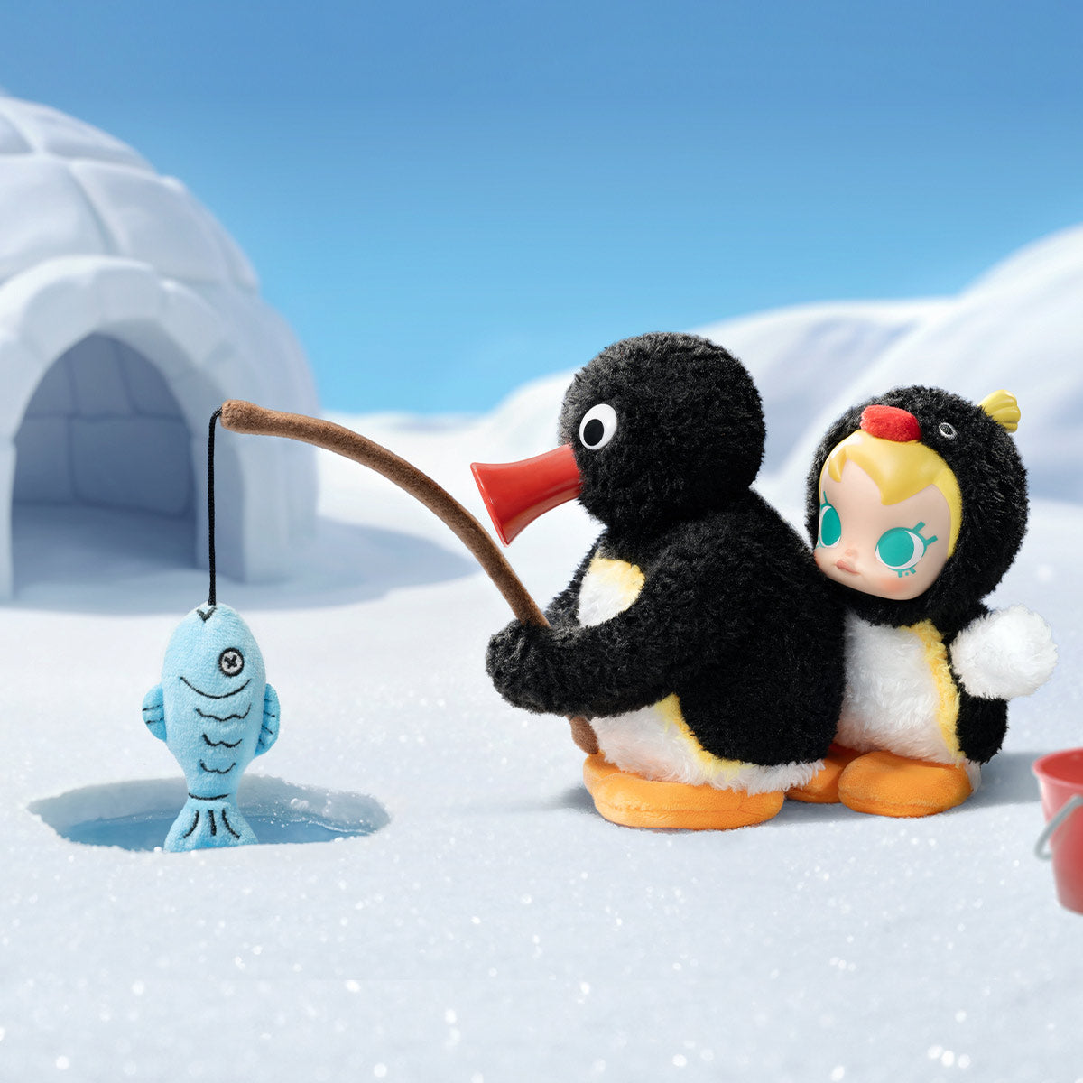 Baby Molly × Pingu "Happy Fishing"