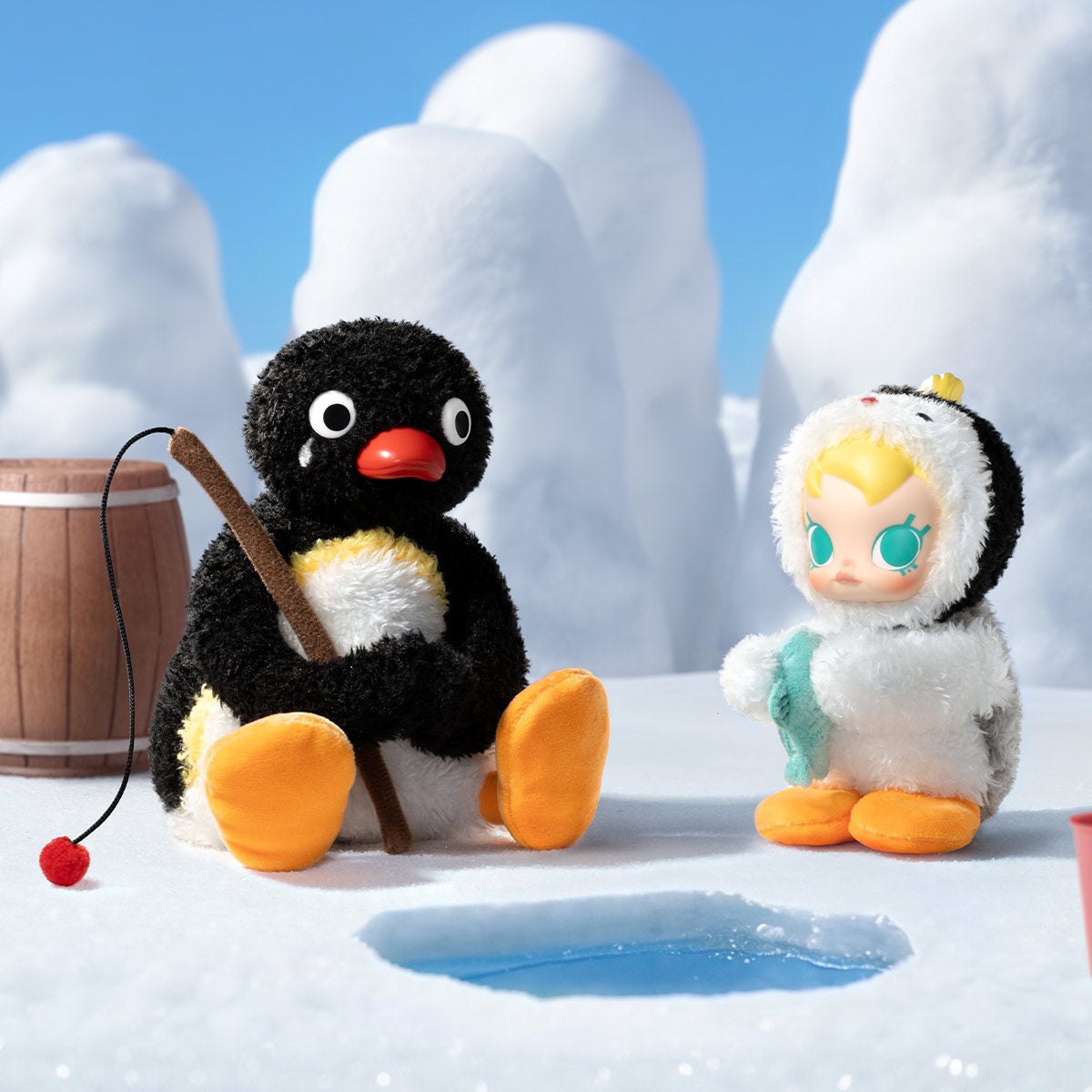 Baby Molly × Pingu "Happy Fishing"