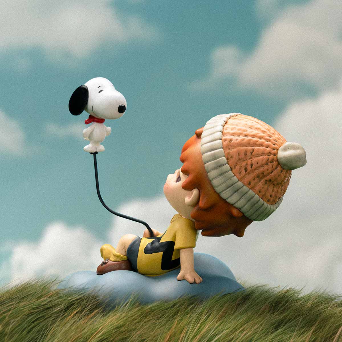 Hirono X Snoopy Figure-zoom-3