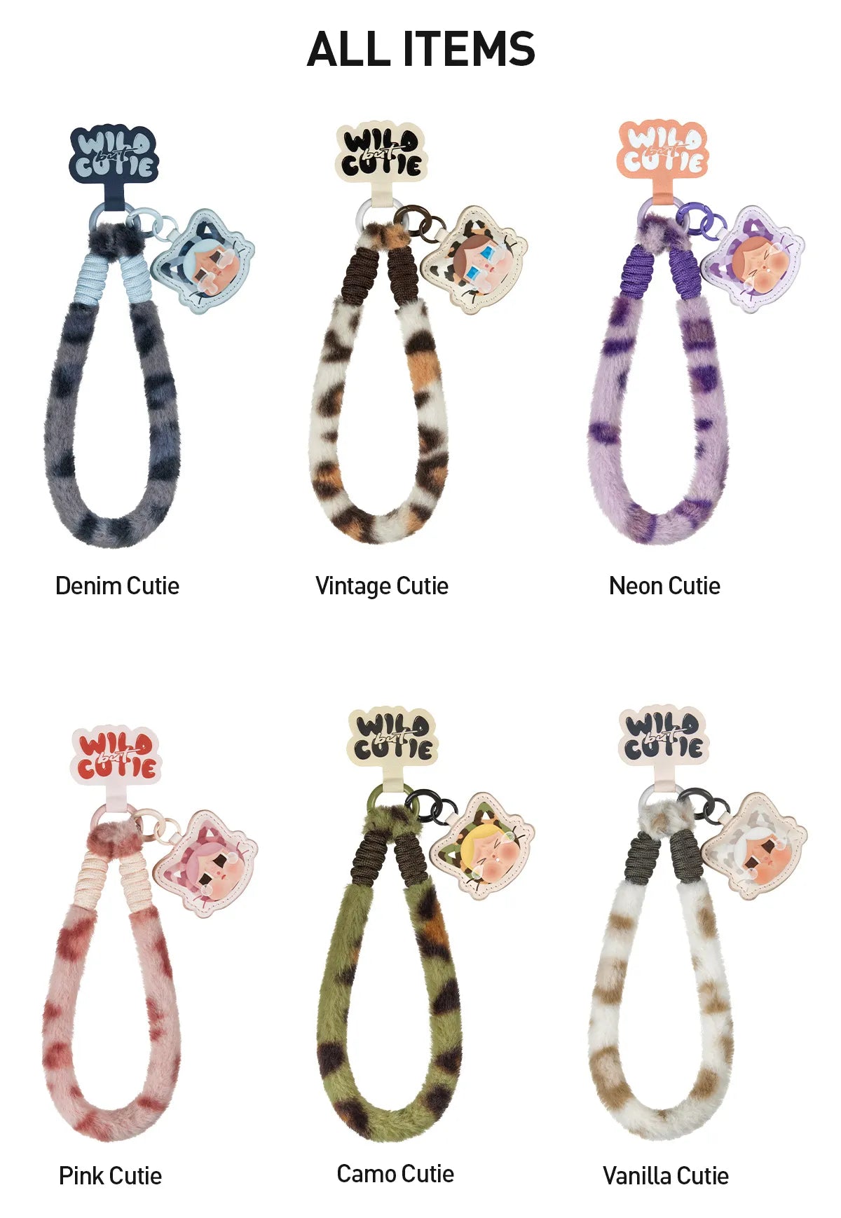 Crybaby Phone Lanyard "Wild but Cutie"