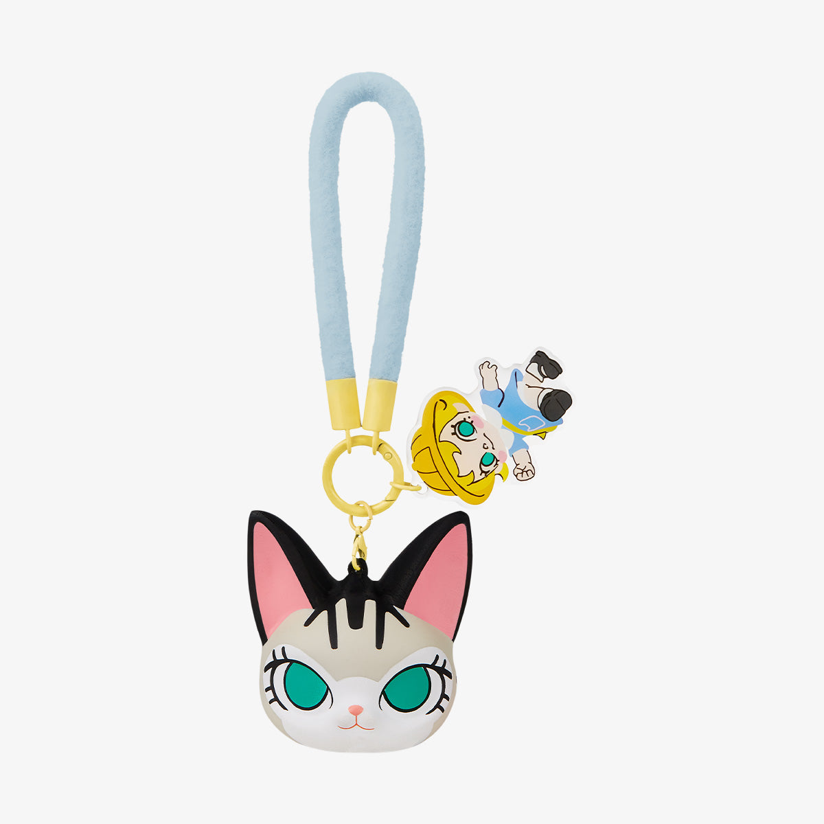 "Baby Molly & Baby Tabby" Keychain-zoom-1