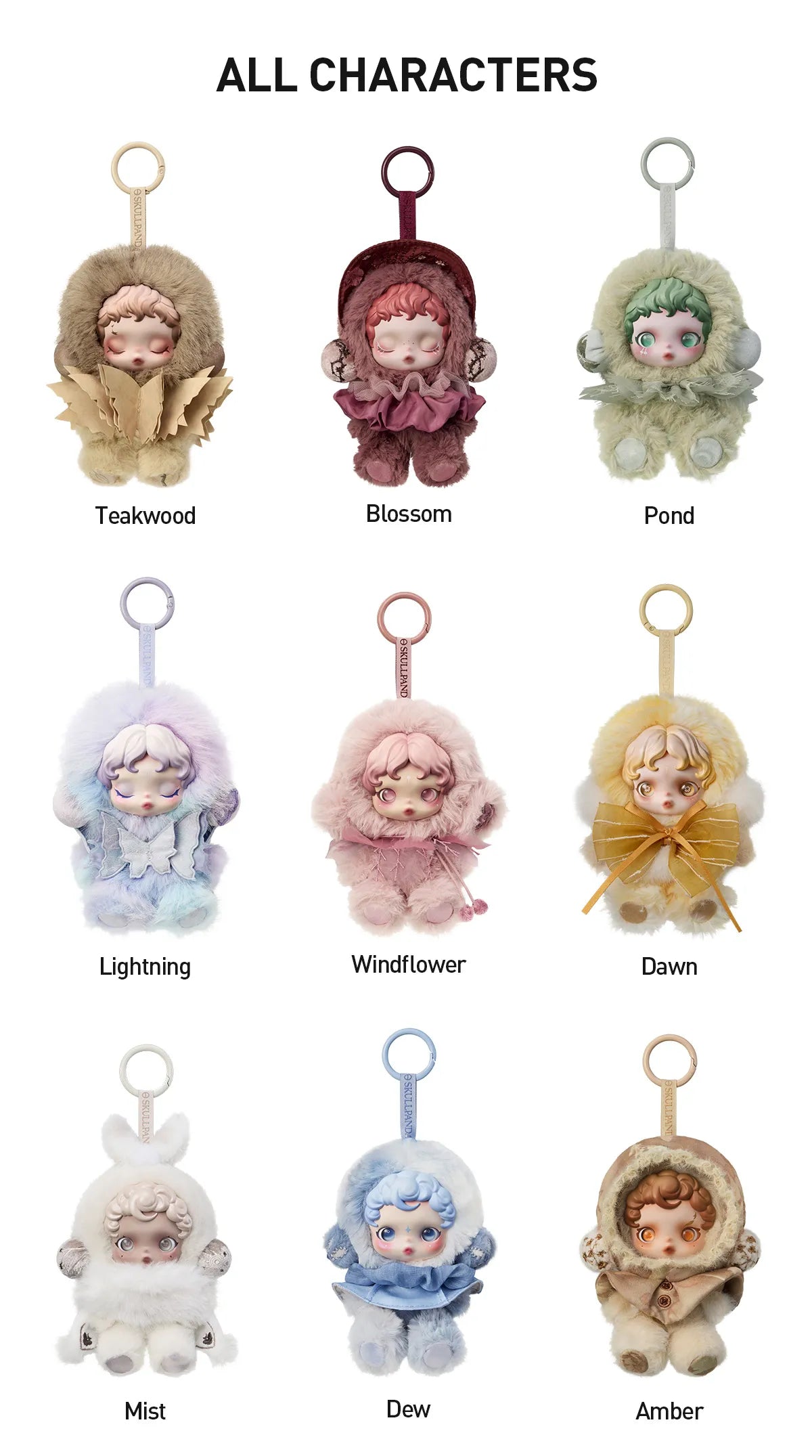 Skullpanda Keychain "L'impressionnisme"