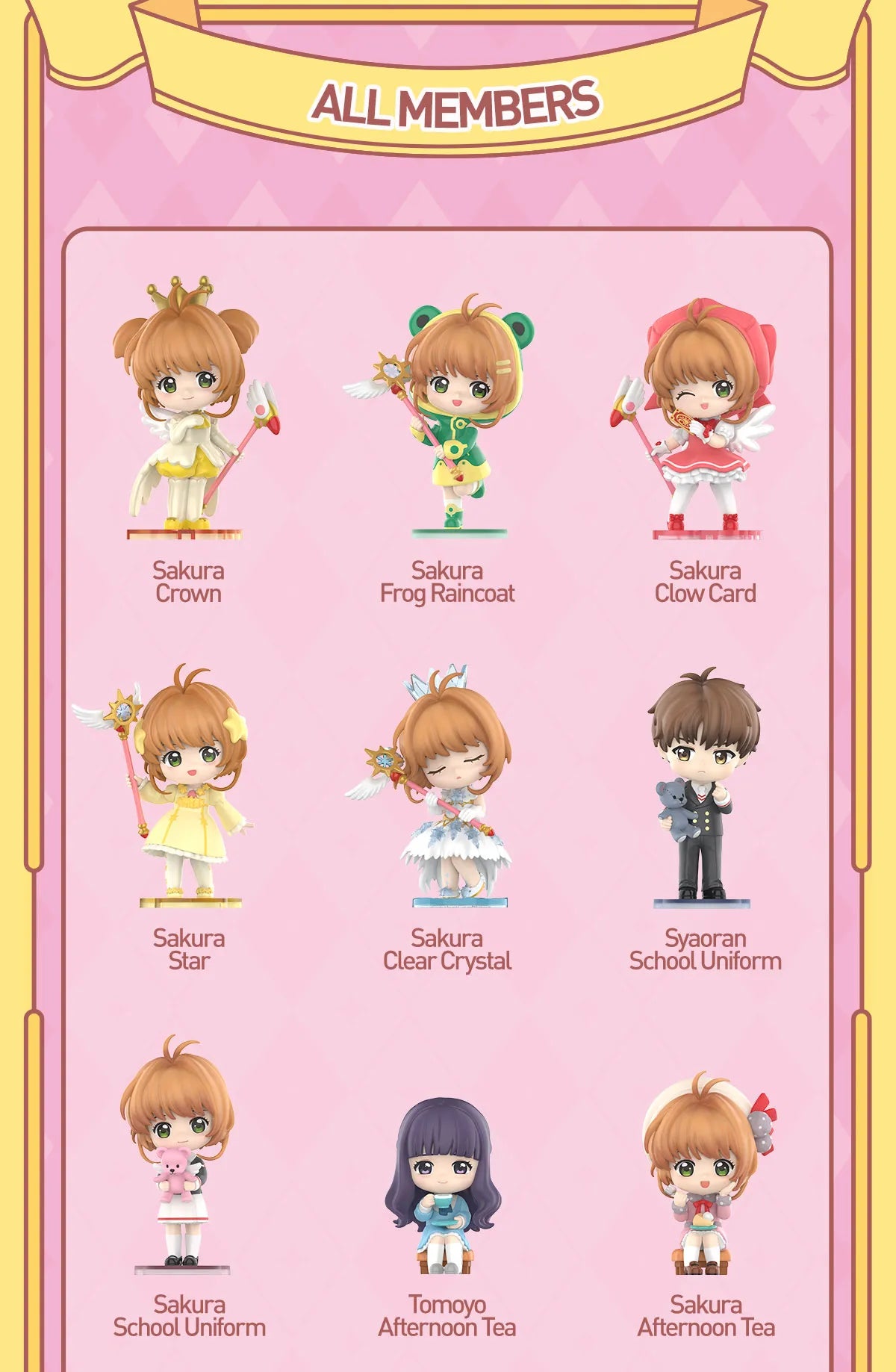 Cardcaptor Sakura "Clear Card" Figures