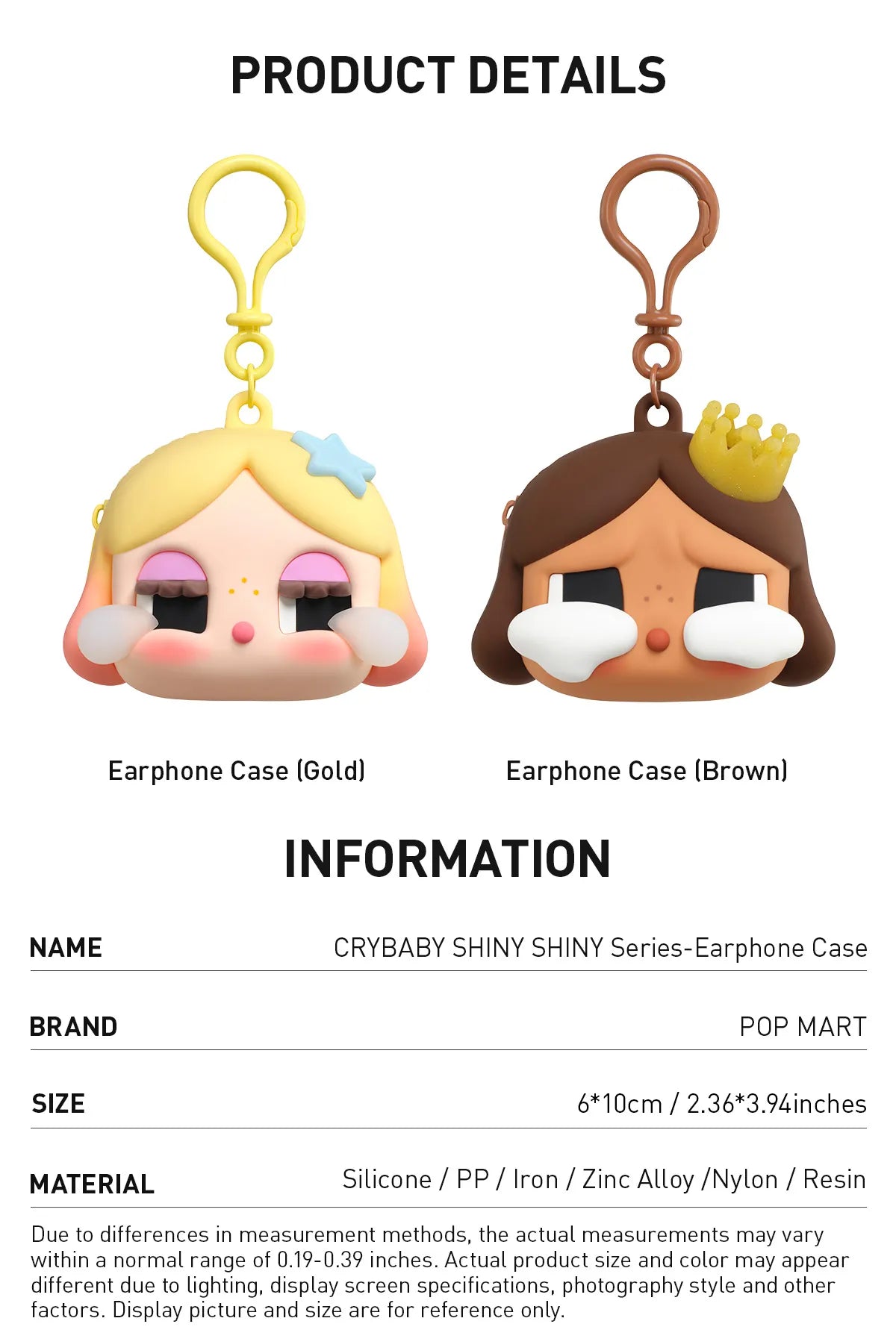 CRYBABY "SHINY SHINY"  Earphone Case-zoom-7