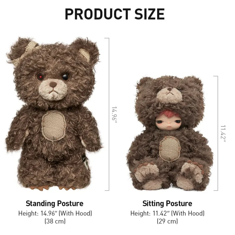 Hirono "Bear" Vinyl Plush Doll-zoom-