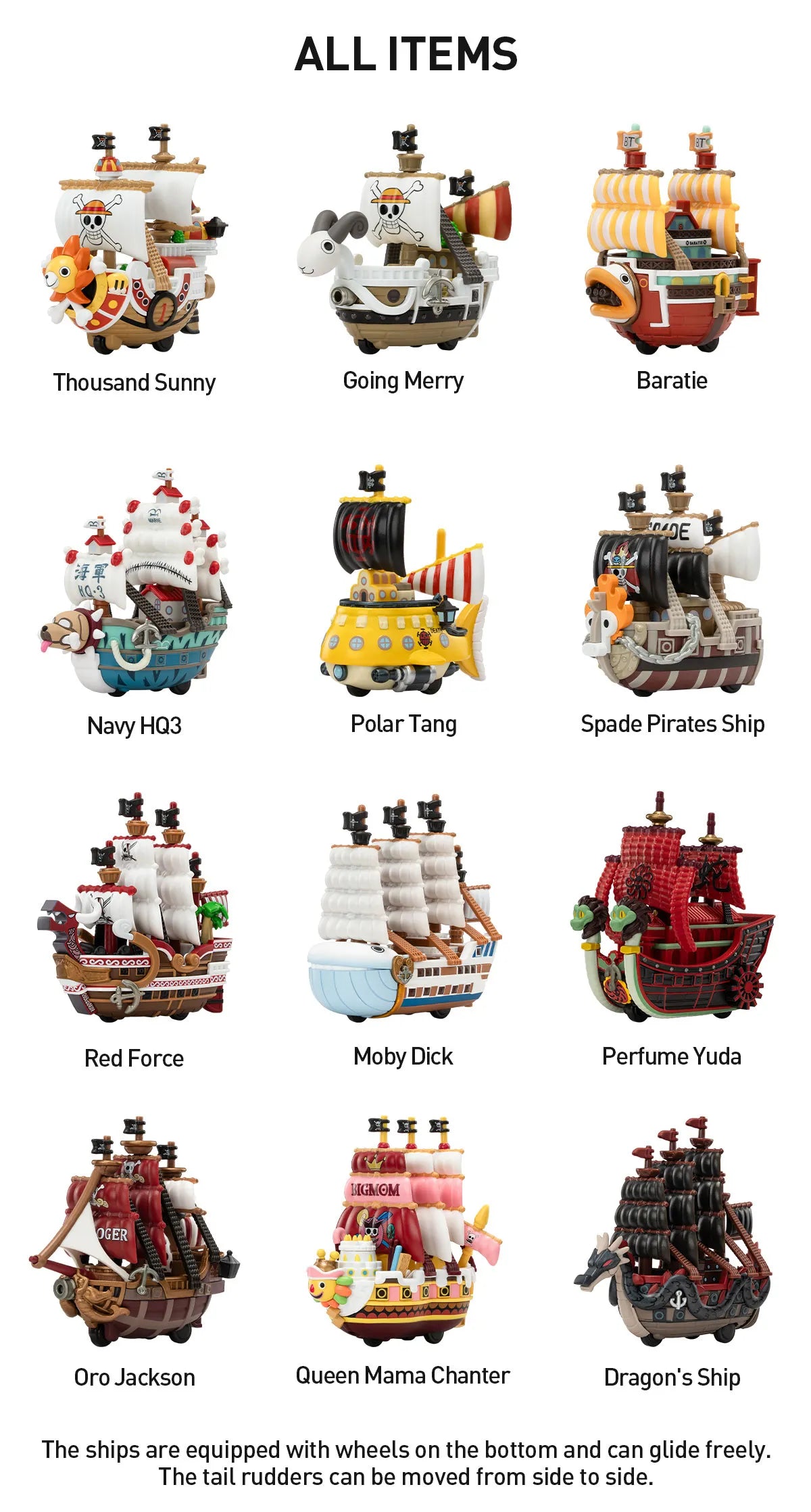 One Piece "The Grand Line Vehicles"