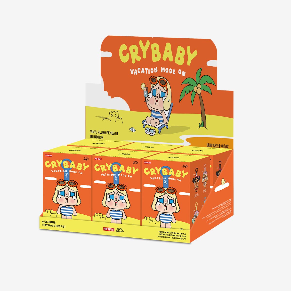 Crybaby Keychain "Vacation Mode On"-zoom-11