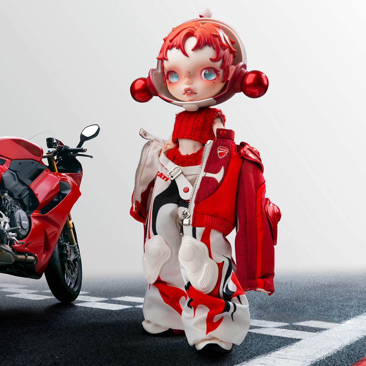 SKULLPANDA × DUCATI 1/6 Action Figure-4