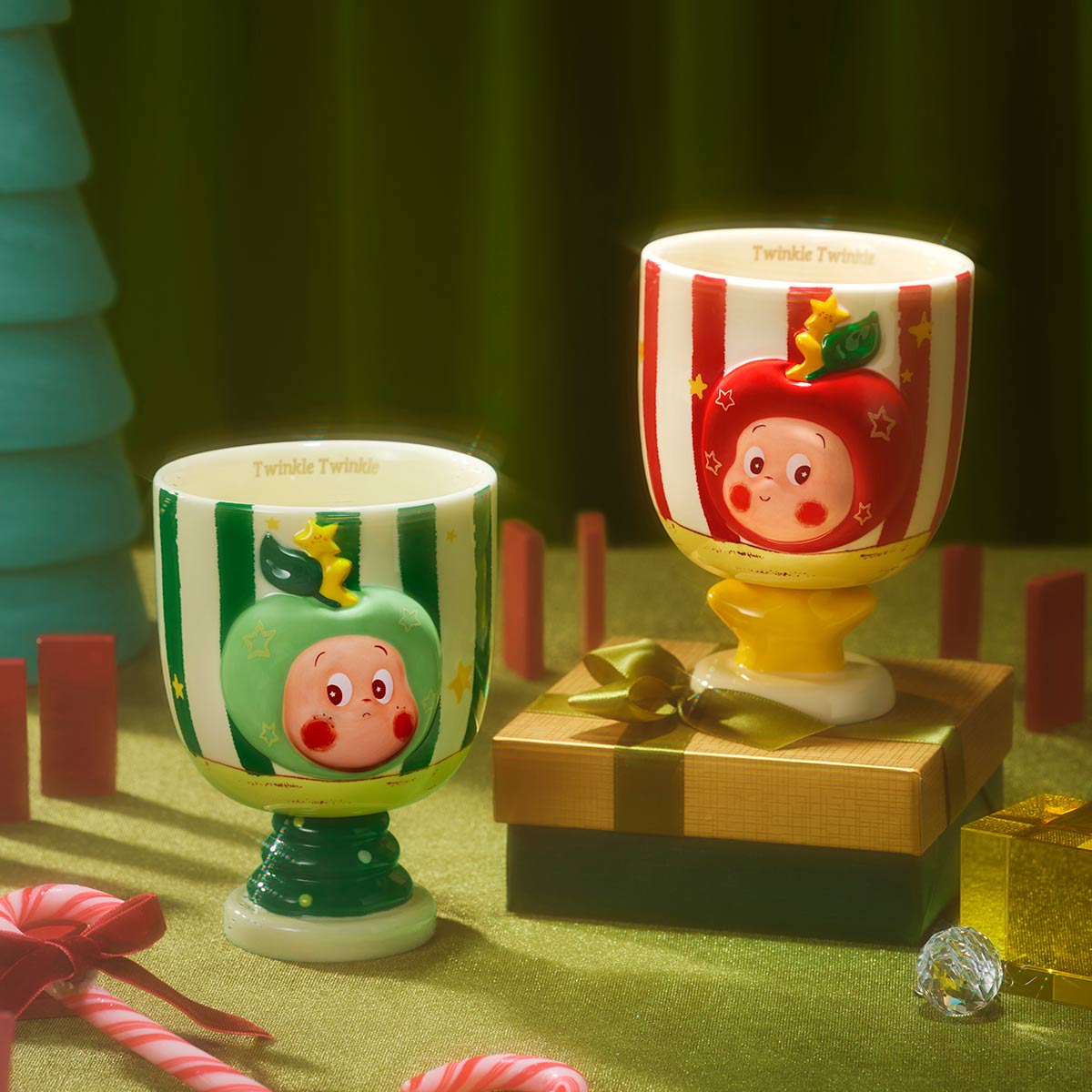 "Apple of My Eye" Twinkle Twinkle Double-cup Gift Box