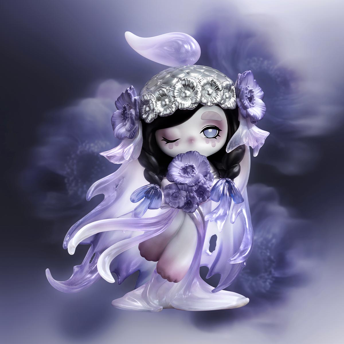 CHAKA "Anemones in the Wind" Figure-1