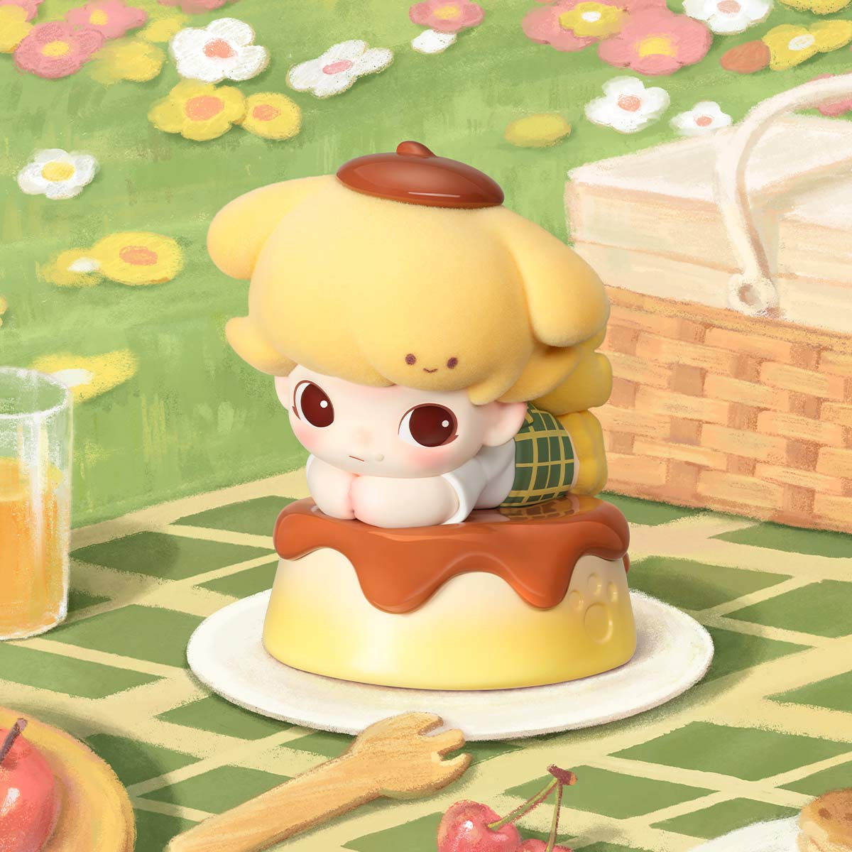 DIMOO WORLD × Pompompurin Figurine-1