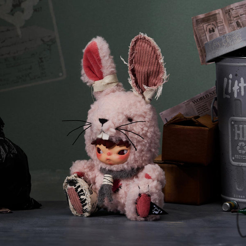 Hirono "Little Hare" Plush Doll Pendant-zoom-