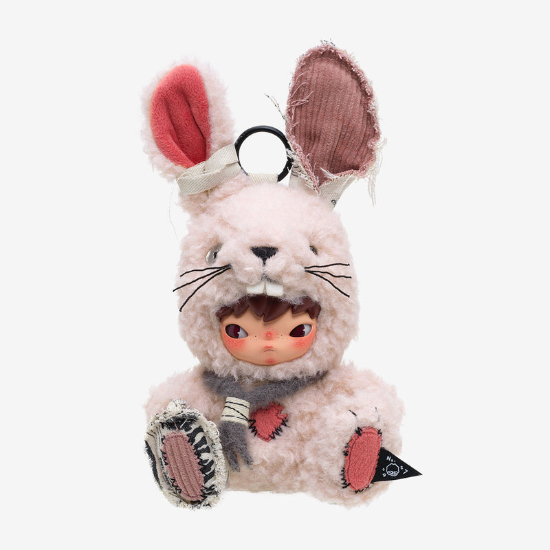 Hirono "Little Hare" Plush Doll Pendant-zoom-