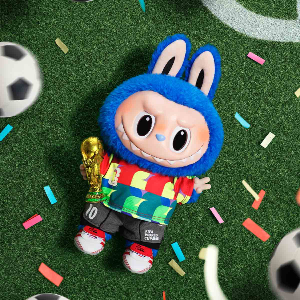 THE MONSTERS × FIFA SERIES "Catch the Win" Plush Doll