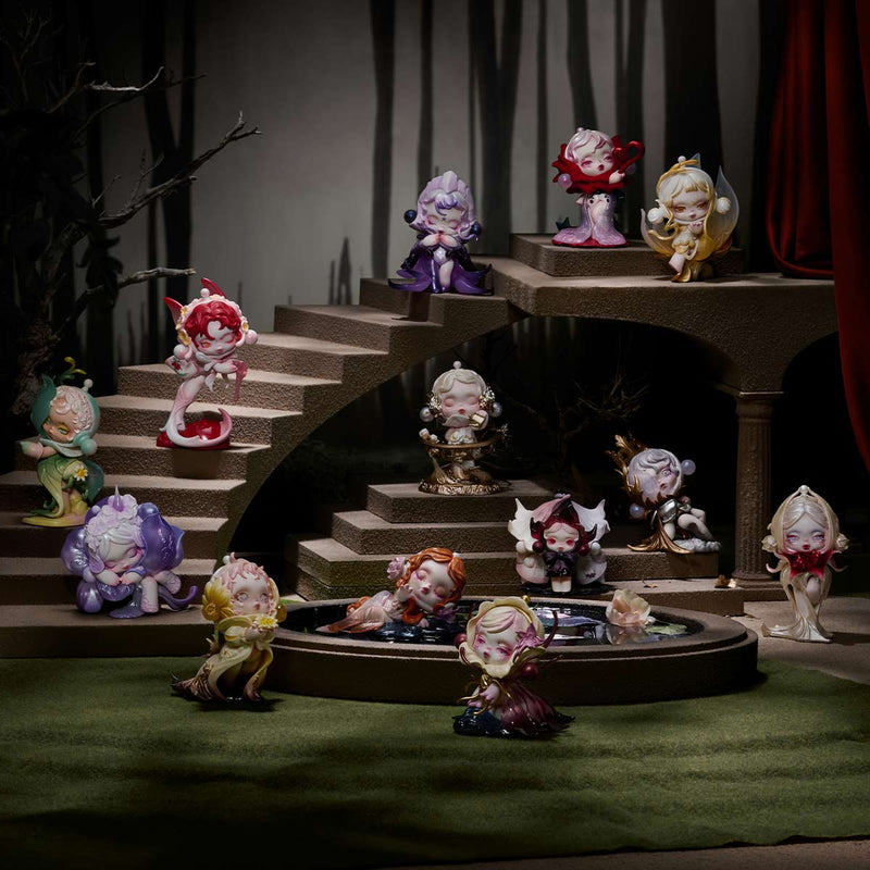 SKULLPANDA "Petals in Four Acts" Figures-zoom-
