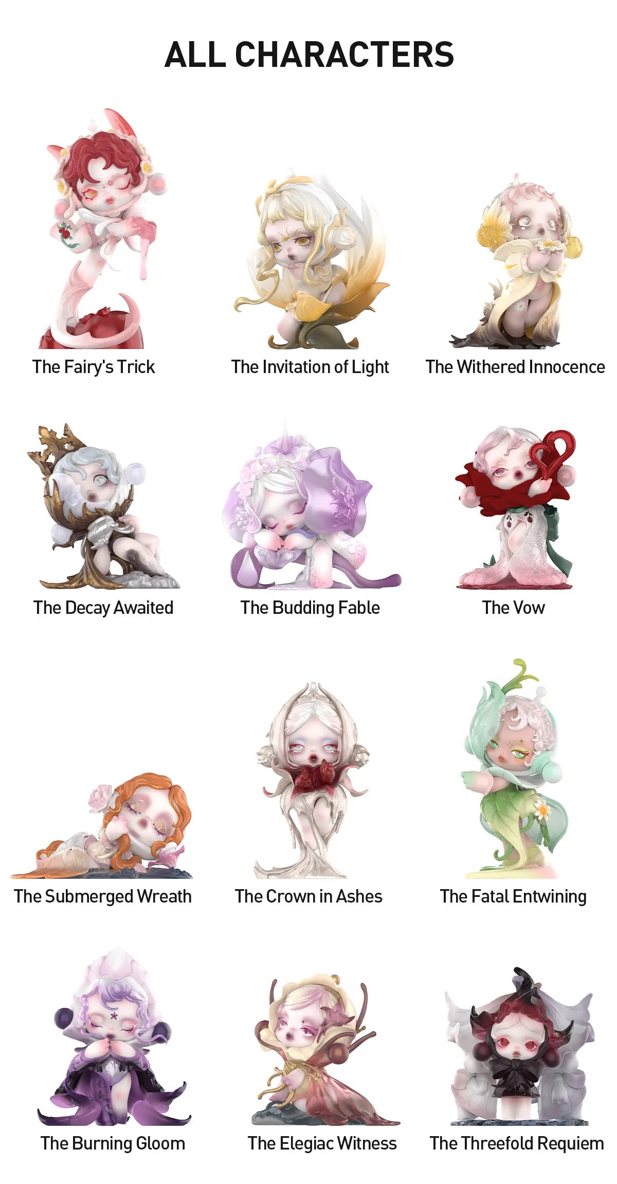 SKULLPANDA "Petals in Four Acts" Figures-zoom-10