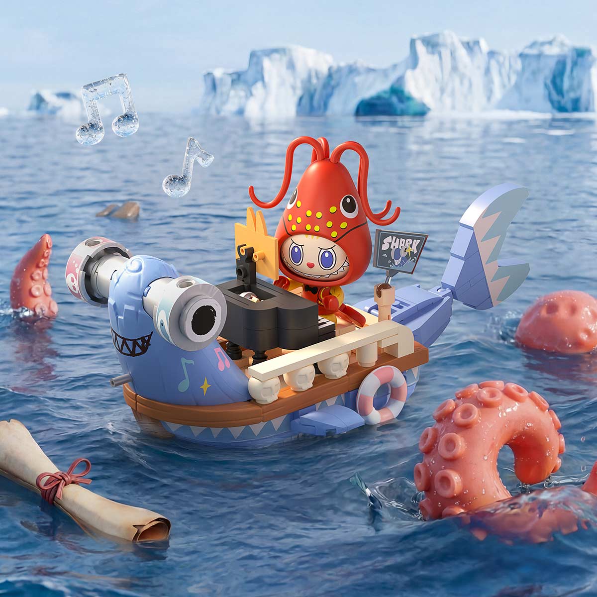 THE MONSTERS "Chasing Mermaids" Blocks-4