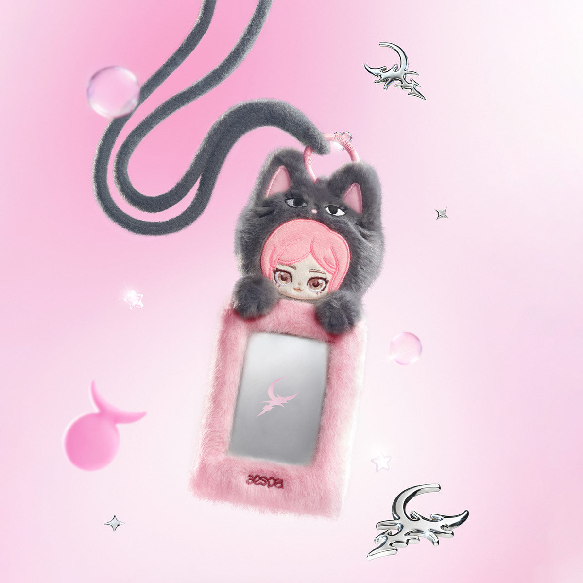 aespa "Fluffy Club" Card Holder-zoom-2
