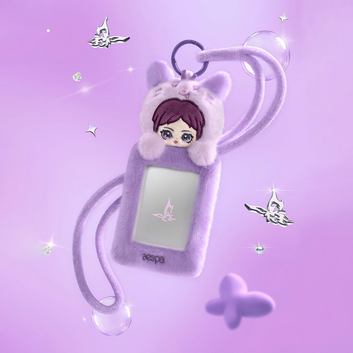 aespa "Fluffy Club" Card Holder-zoom-3