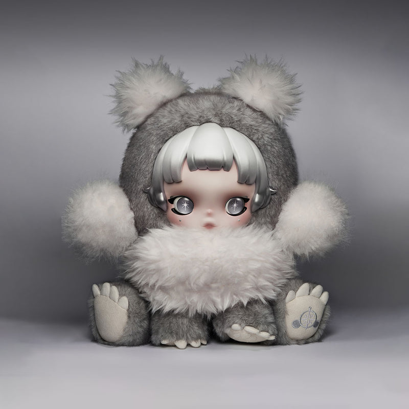θ SKULLPANDA "Punk Panda" Plush Doll-zoom-