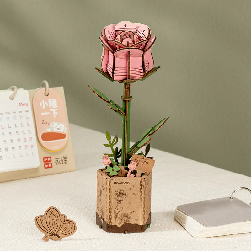 Rowood "Flower Pink Rose"-zoom-1