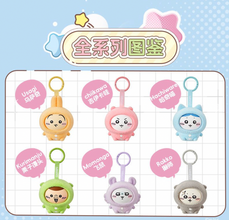 Chiikawa Figure "Pajama Party Face-changing"-zoom-